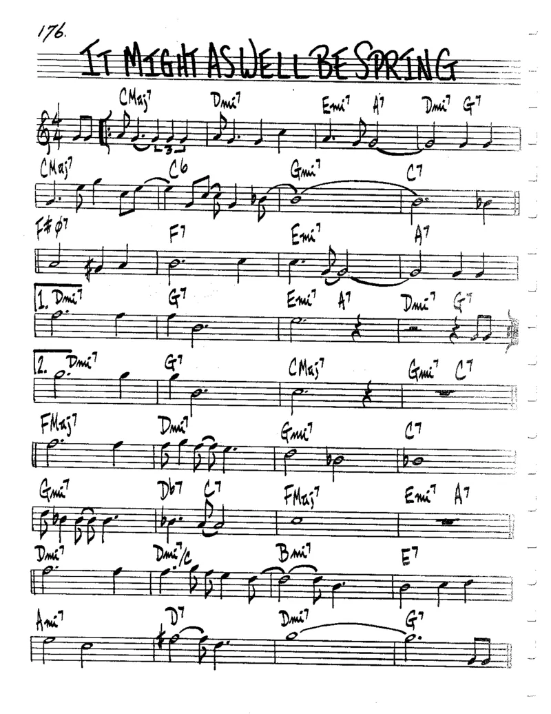 TheRealBookVolume-2-C'AllNew'_一万首著名钢琴曲谱哈农贝多芬合集视频教学电子版高清无水印可打印_07各风格钢琴谱合集_JazzPiano_原版钢琴教材附音频