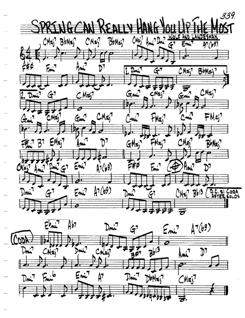 TheRealBookVolume-2-C'AllNew'_一万首著名钢琴曲谱哈农贝多芬合集视频教学电子版高清无水印可打印_07各风格钢琴谱合集_JazzPiano_原版钢琴教材附音频