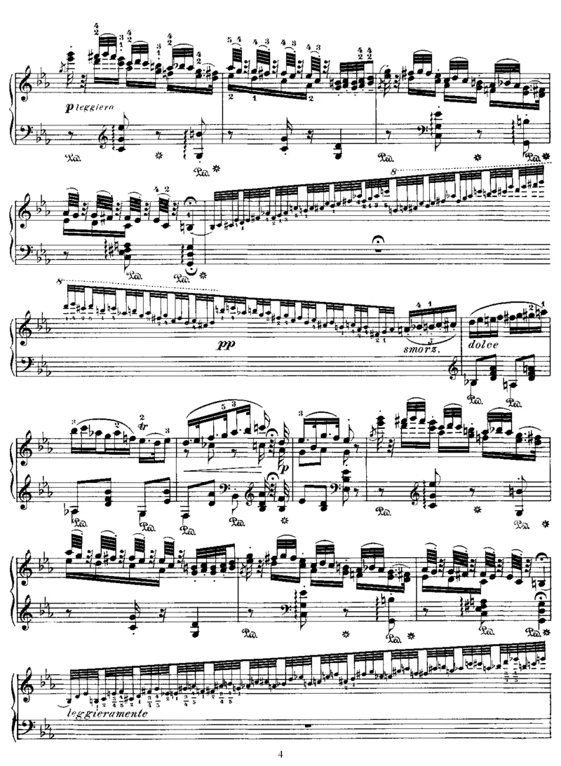 HungarianRhapsodyNo4inEb_NoRestriction_一万首著名钢琴曲谱哈农贝多芬合集视频教学电子版高清无水印可打印_1古典钢琴知名音乐家谱_李斯特钢琴谱全集_匈牙利狂想曲