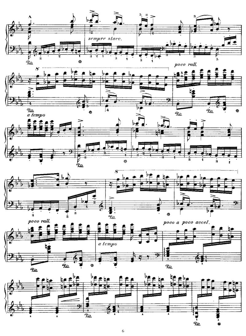 HungarianRhapsodyNo4inEb_NoRestriction_一万首著名钢琴曲谱哈农贝多芬合集视频教学电子版高清无水印可打印_1古典钢琴知名音乐家谱_李斯特钢琴谱全集_匈牙利狂想曲