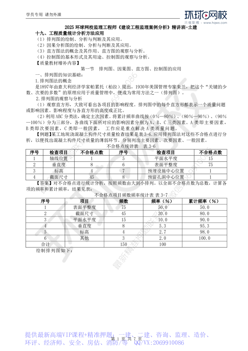 WM_19.基本知识点十九工程质量统计分析方法应用_监理工程师_2025监理工程师_2025年监理工程师-各大机构_2025年监理-土建案例_机构1-HQ_01.精讲班-王.双赠_讲义