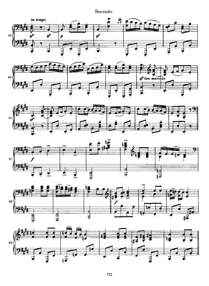 HungarianDanceNo10inE_一万首著名钢琴曲谱哈农贝多芬合集视频教学电子版高清无水印可打印_1古典钢琴知名音乐家谱_勃拉姆斯钢琴谱全集_匈牙利舞曲四手联弹版