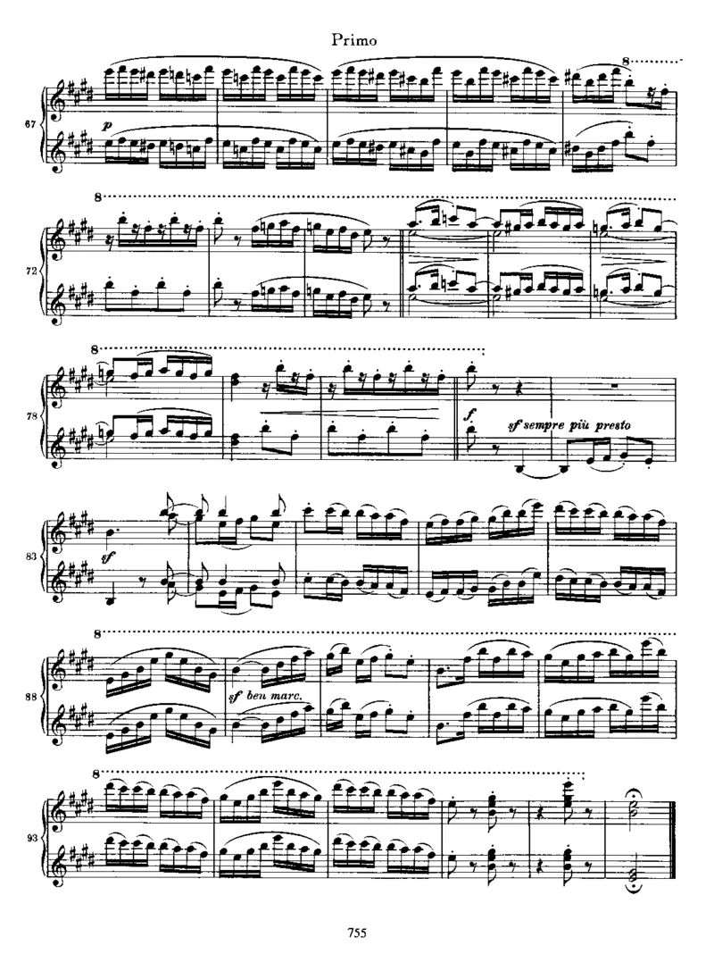 HungarianDanceNo10inE_一万首著名钢琴曲谱哈农贝多芬合集视频教学电子版高清无水印可打印_1古典钢琴知名音乐家谱_勃拉姆斯钢琴谱全集_匈牙利舞曲四手联弹版