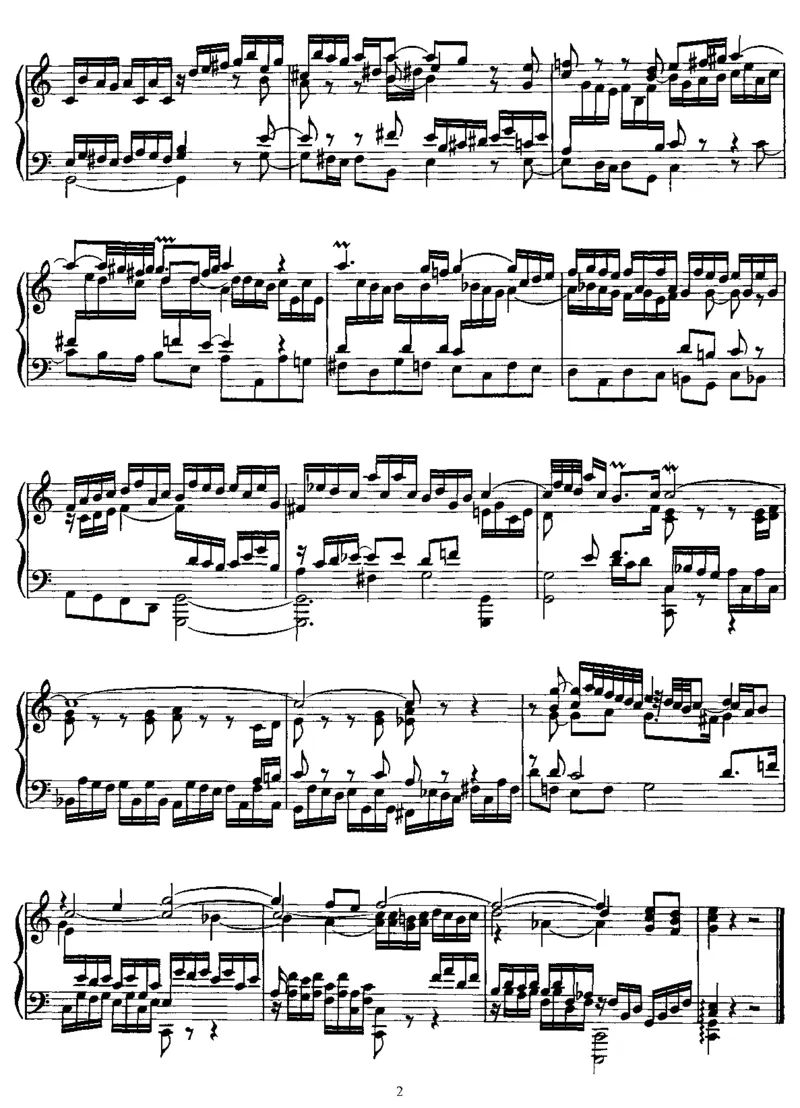 PreludeandFugueinC,BWV545(Bach)_一万首著名钢琴曲谱哈农贝多芬合集视频教学电子版高清无水印可打印_1古典钢琴知名音乐家谱_李斯特钢琴谱全集_改编巴赫