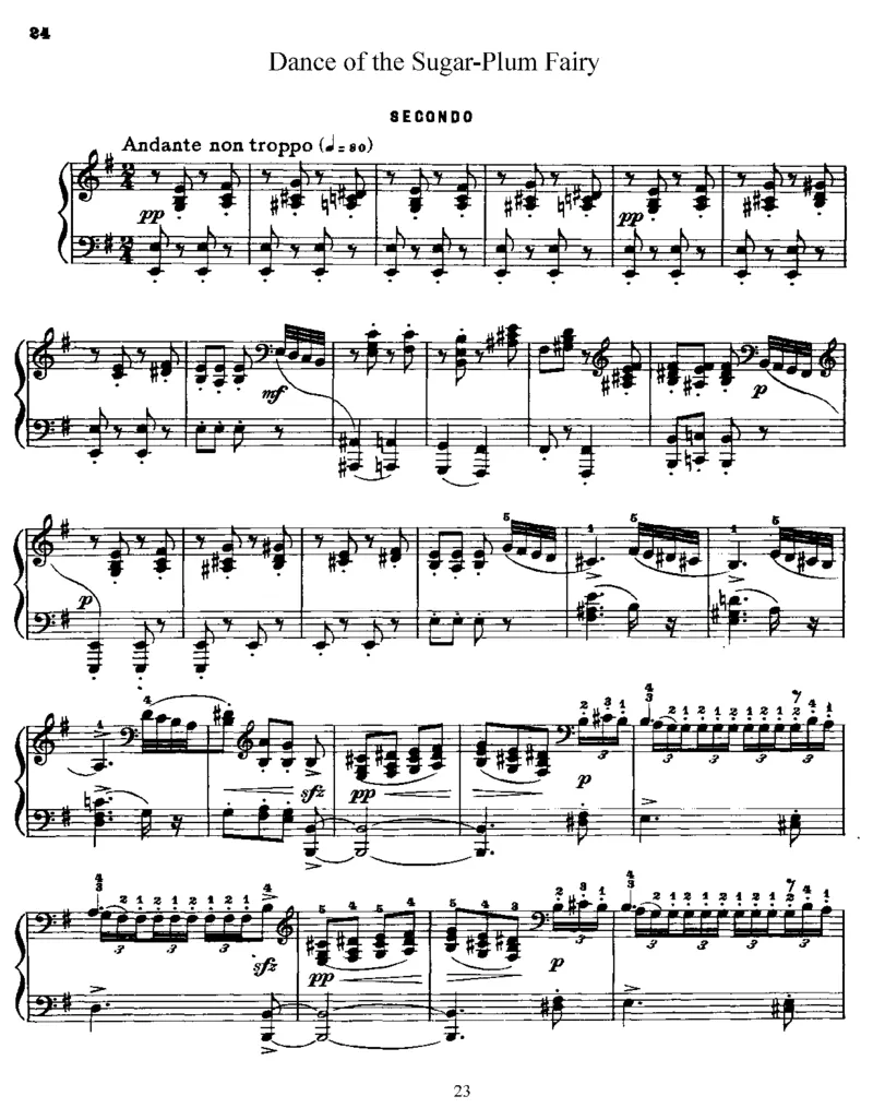 TheNutcrackerSuite,Op71a(4Hands)_一万首著名钢琴曲谱哈农贝多芬合集视频教学电子版高清无水印可打印_1古典钢琴知名音乐家谱_柴科夫斯基钢琴谱全集