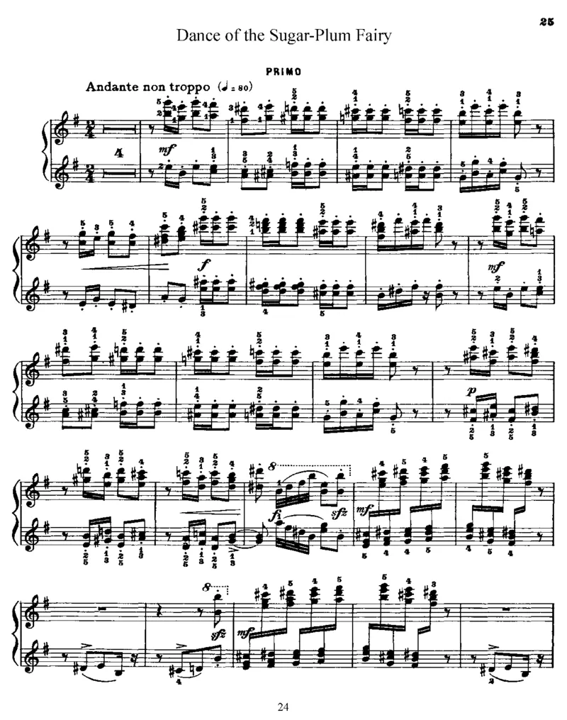 TheNutcrackerSuite,Op71a(4Hands)_一万首著名钢琴曲谱哈农贝多芬合集视频教学电子版高清无水印可打印_1古典钢琴知名音乐家谱_柴科夫斯基钢琴谱全集