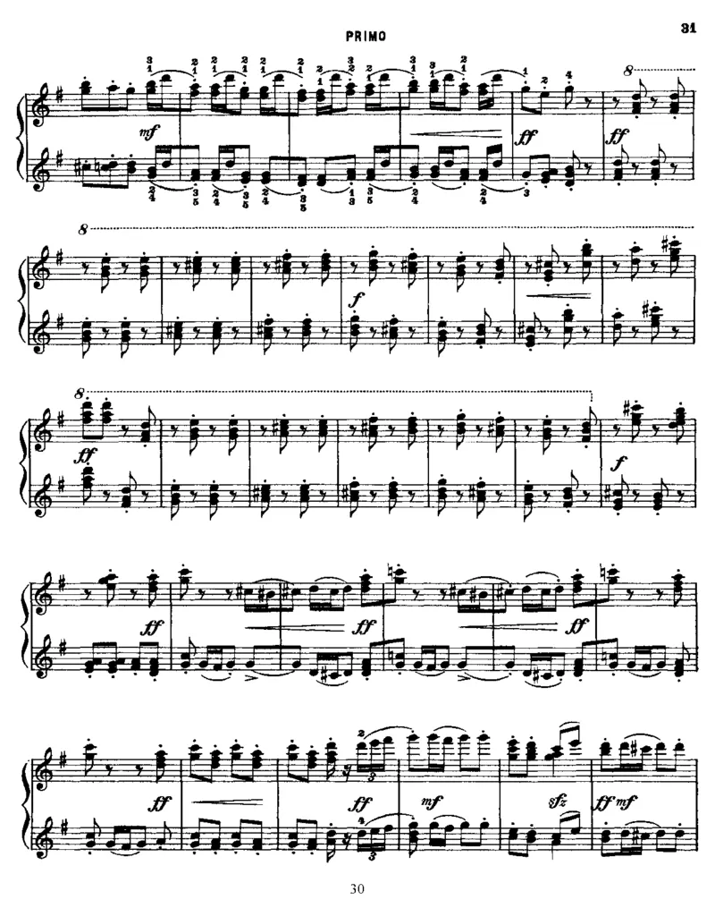 TheNutcrackerSuite,Op71a(4Hands)_一万首著名钢琴曲谱哈农贝多芬合集视频教学电子版高清无水印可打印_1古典钢琴知名音乐家谱_柴科夫斯基钢琴谱全集