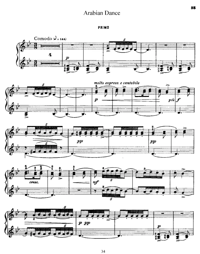 TheNutcrackerSuite,Op71a(4Hands)_一万首著名钢琴曲谱哈农贝多芬合集视频教学电子版高清无水印可打印_1古典钢琴知名音乐家谱_柴科夫斯基钢琴谱全集