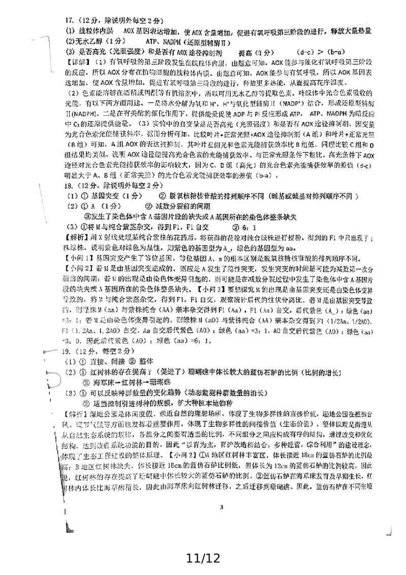 广东省广州市荔湾区广州市真光中学2024-2025学年高三上学期开学质量检测生物试题_2024-2025高三（6-6月题库）_2024年08月试卷_0811广东省广州市真光中学2025届高三8月开学质量检测