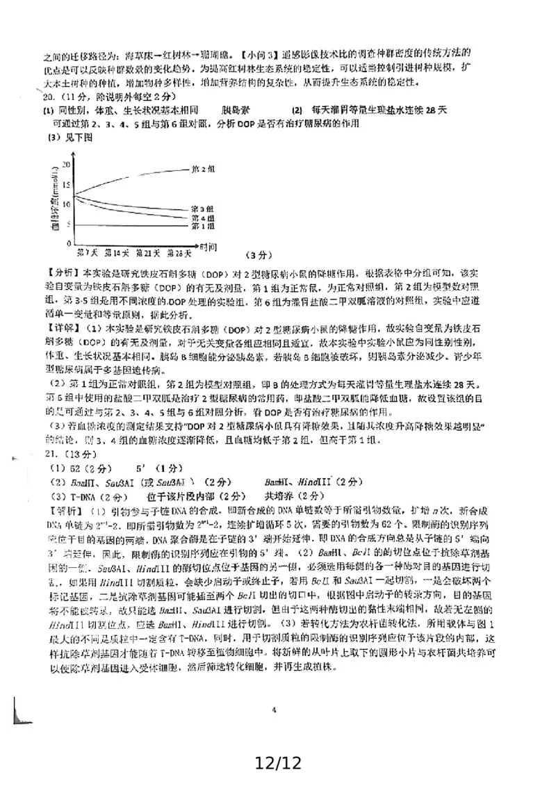 广东省广州市荔湾区广州市真光中学2024-2025学年高三上学期开学质量检测生物试题_2024-2025高三（6-6月题库）_2024年08月试卷_0811广东省广州市真光中学2025届高三8月开学质量检测