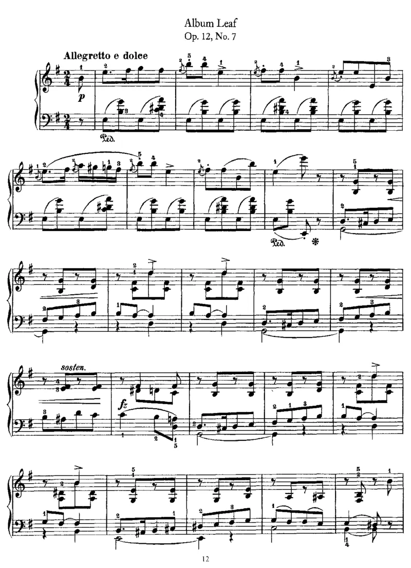 LyricPieces,Op12_一万首著名钢琴曲谱哈农贝多芬合集视频教学电子版高清无水印可打印_1古典钢琴知名音乐家谱_格里格钢琴谱全集_LyricPieces