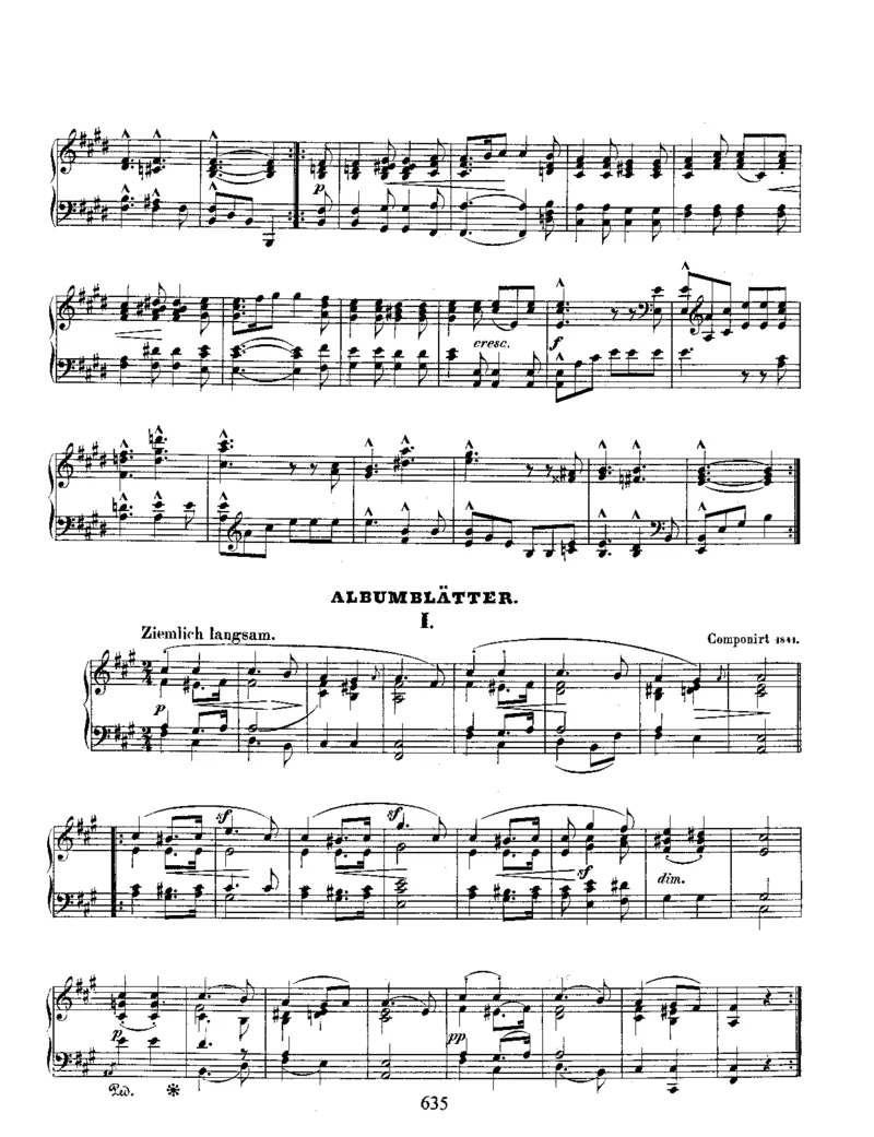 Schumann-BunteBlatter(EarlyMorningPictures),Op.99_一万首著名钢琴曲谱哈农贝多芬合集视频教学电子版高清无水印可打印_1古典钢琴知名音乐家谱_舒曼钢琴谱全集_WORKS