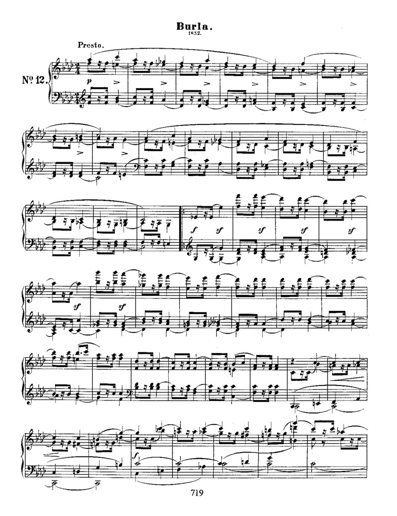 Schumann-AlbumLeaves(Albumblatter),Op.124_一万首著名钢琴曲谱哈农贝多芬合集视频教学电子版高清无水印可打印_1古典钢琴知名音乐家谱_舒曼钢琴谱全集_WORKS