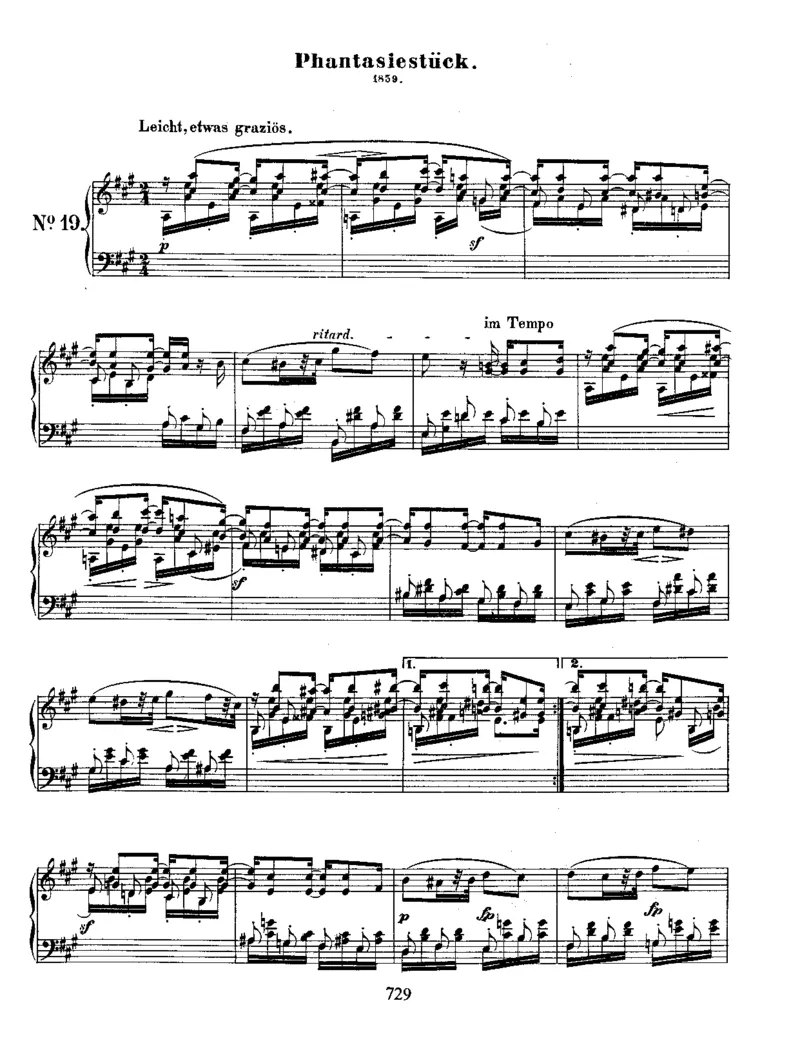 Schumann-AlbumLeaves(Albumblatter),Op.124_一万首著名钢琴曲谱哈农贝多芬合集视频教学电子版高清无水印可打印_1古典钢琴知名音乐家谱_舒曼钢琴谱全集_WORKS