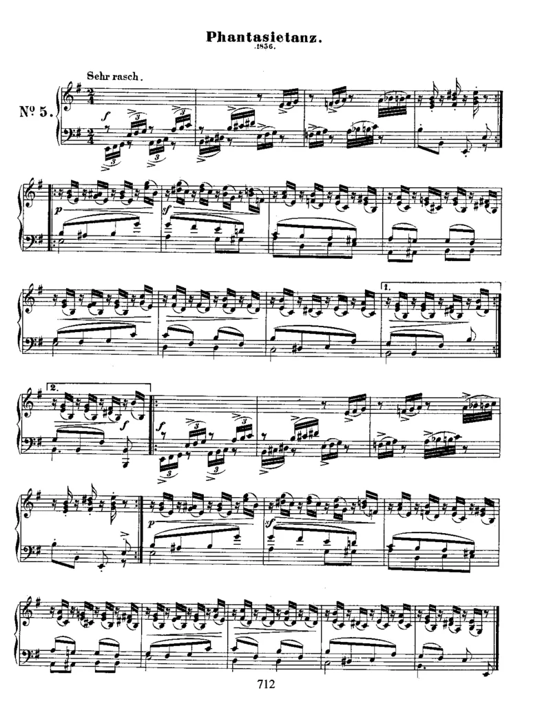 Schumann-AlbumLeaves(Albumblatter),Op.124_一万首著名钢琴曲谱哈农贝多芬合集视频教学电子版高清无水印可打印_1古典钢琴知名音乐家谱_舒曼钢琴谱全集_WORKS