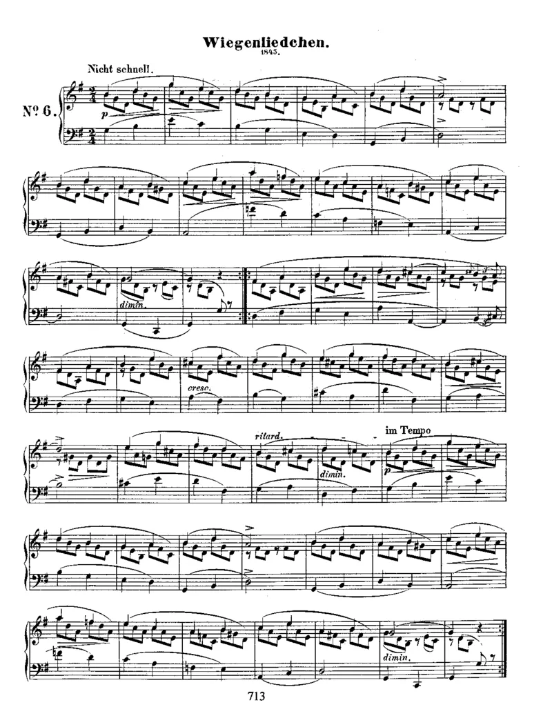 Schumann-AlbumLeaves(Albumblatter),Op.124_一万首著名钢琴曲谱哈农贝多芬合集视频教学电子版高清无水印可打印_1古典钢琴知名音乐家谱_舒曼钢琴谱全集_WORKS