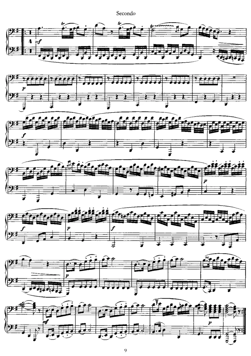 SonatainD,K381(4Hands)_一万首著名钢琴曲谱哈农贝多芬合集视频教学电子版高清无水印可打印_1古典钢琴知名音乐家谱_莫扎特钢琴谱全集_0312095926_四手联弹