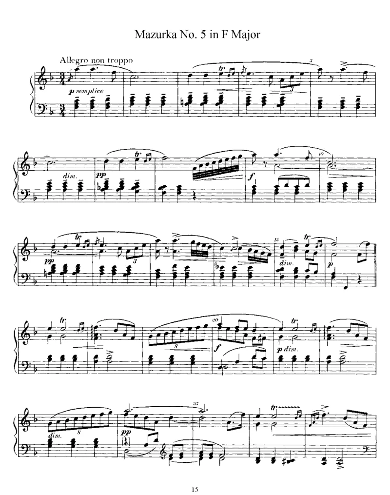 Mazurkas,Op56_一万首著名钢琴曲谱哈农贝多芬合集视频教学电子版高清无水印可打印_1古典钢琴知名音乐家谱_德沃夏克钢琴谱全集