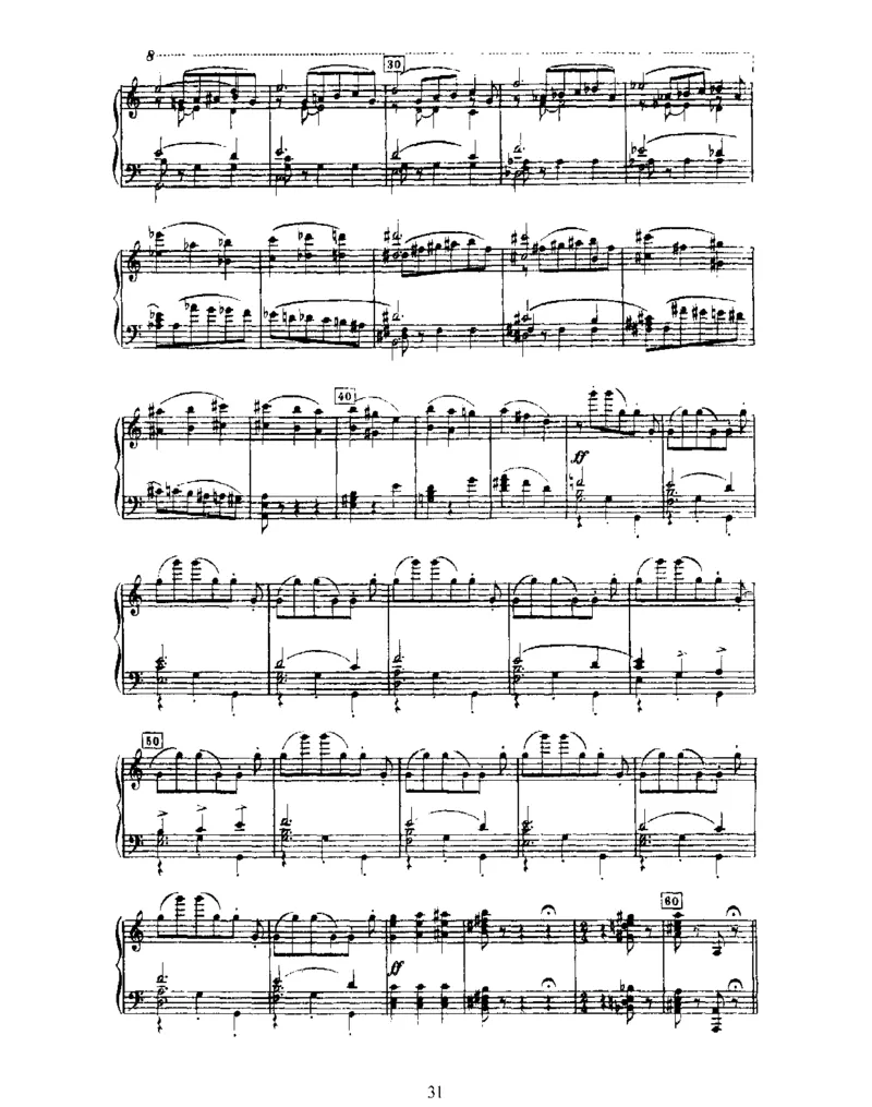 SleepingBeauty,Op66(part1)_一万首著名钢琴曲谱哈农贝多芬合集视频教学电子版高清无水印可打印_1古典钢琴知名音乐家谱_柴科夫斯基钢琴谱全集_芭蕾舞剧钢琴版