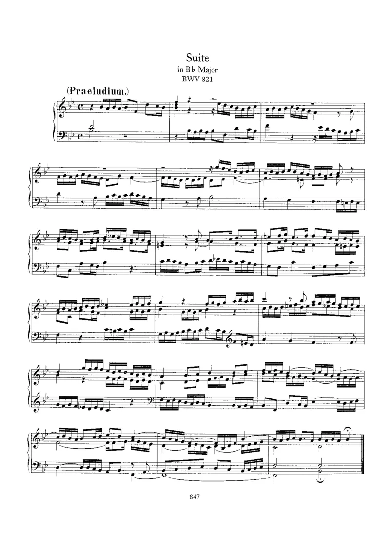 SuiteinBb,BWV821_一万首著名钢琴曲谱哈农贝多芬合集视频教学电子版高清无水印可打印_1古典钢琴知名音乐家谱_巴赫钢琴谱全集_其他