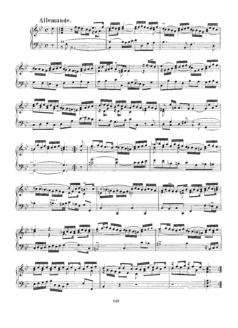 SuiteinBb,BWV821_一万首著名钢琴曲谱哈农贝多芬合集视频教学电子版高清无水印可打印_1古典钢琴知名音乐家谱_巴赫钢琴谱全集_其他