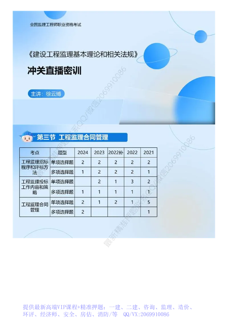 WM_02.《建设工程监理基本理论和相关法规》冲关直播密训（2）.mp4_监理工程师_2025监理工程师_2025年监理工程师-各大机构_2025年监理-概论_机构4-ZD_02.冲关密训-徐.云博