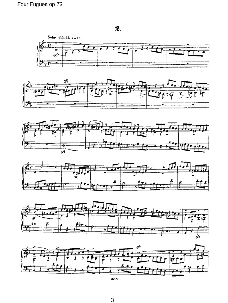 FourFuguesop.72_一万首著名钢琴曲谱哈农贝多芬合集视频教学电子版高清无水印可打印_1古典钢琴知名音乐家谱_舒曼钢琴谱全集_RobertSchumann罗伯特&middot;舒曼(1810-1856)