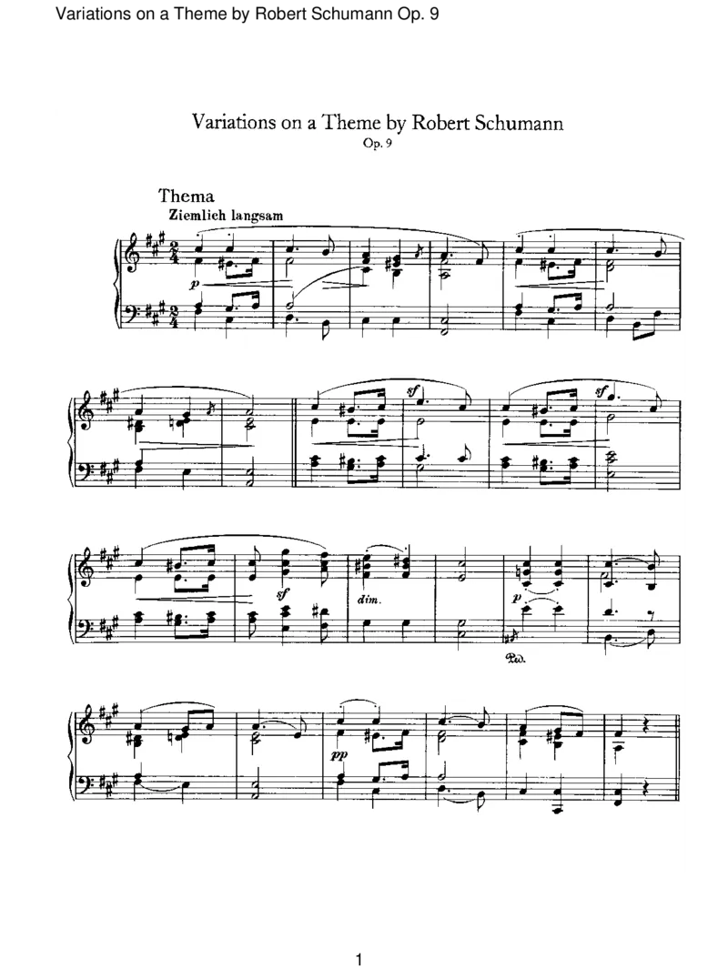 VariationsonaThemebyRobertSchumannOp.9_一万首著名钢琴曲谱哈农贝多芬合集视频教学电子版高清无水印可打印_1古典钢琴知名音乐家谱_勃拉姆斯钢琴谱全集_II.Variations