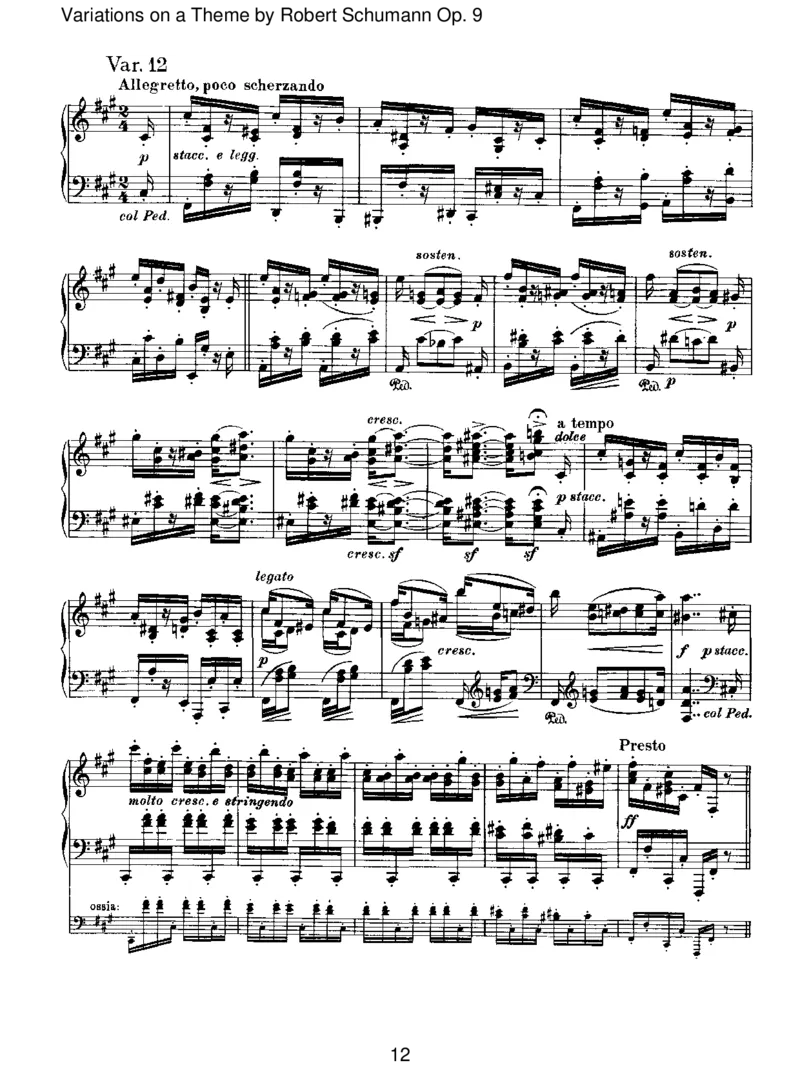 VariationsonaThemebyRobertSchumannOp.9_一万首著名钢琴曲谱哈农贝多芬合集视频教学电子版高清无水印可打印_1古典钢琴知名音乐家谱_勃拉姆斯钢琴谱全集_II.Variations