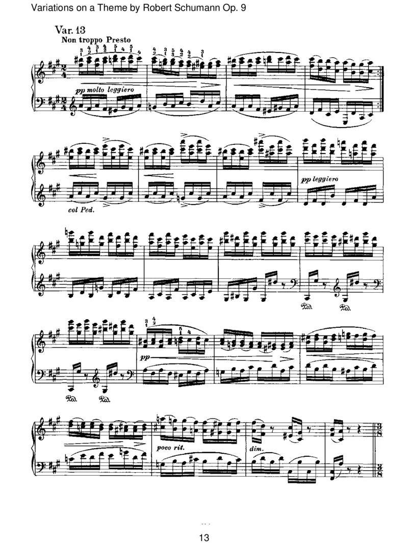 VariationsonaThemebyRobertSchumannOp.9_一万首著名钢琴曲谱哈农贝多芬合集视频教学电子版高清无水印可打印_1古典钢琴知名音乐家谱_勃拉姆斯钢琴谱全集_II.Variations