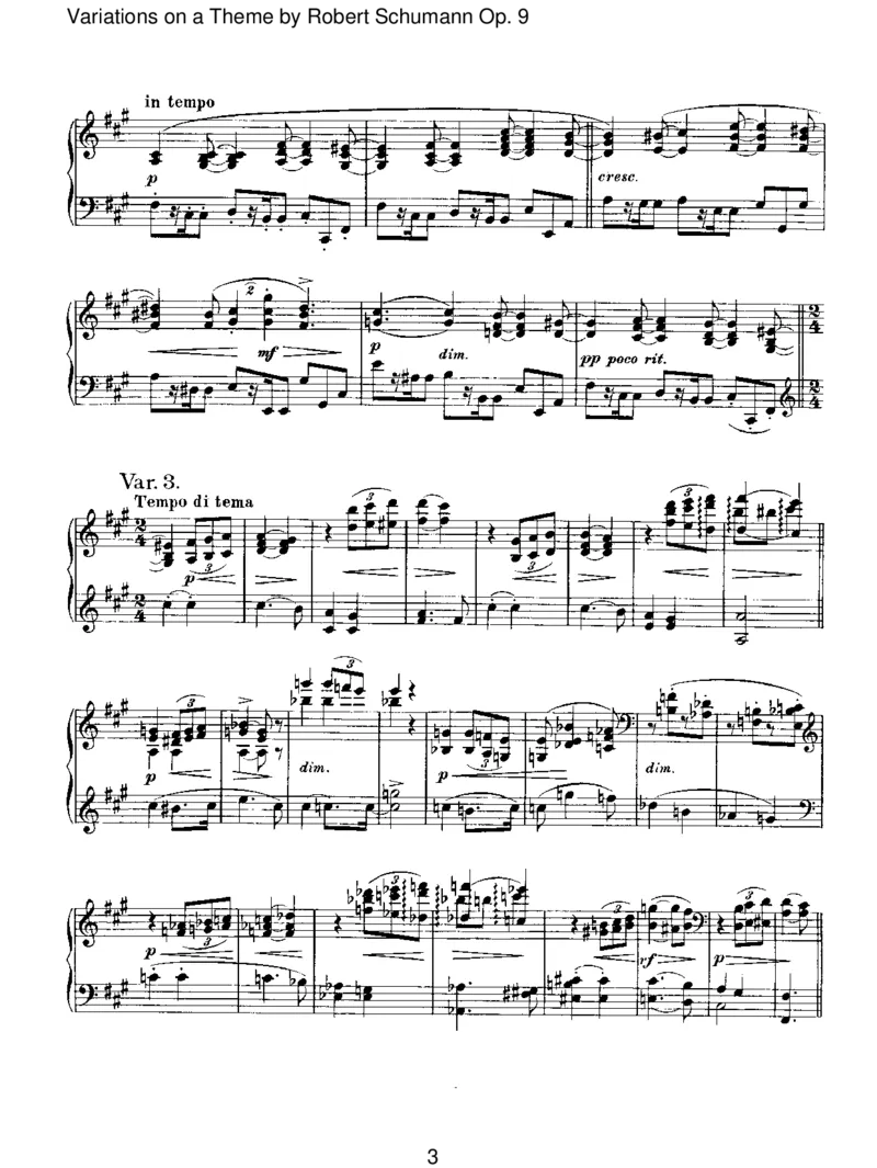 VariationsonaThemebyRobertSchumannOp.9_一万首著名钢琴曲谱哈农贝多芬合集视频教学电子版高清无水印可打印_1古典钢琴知名音乐家谱_勃拉姆斯钢琴谱全集_II.Variations