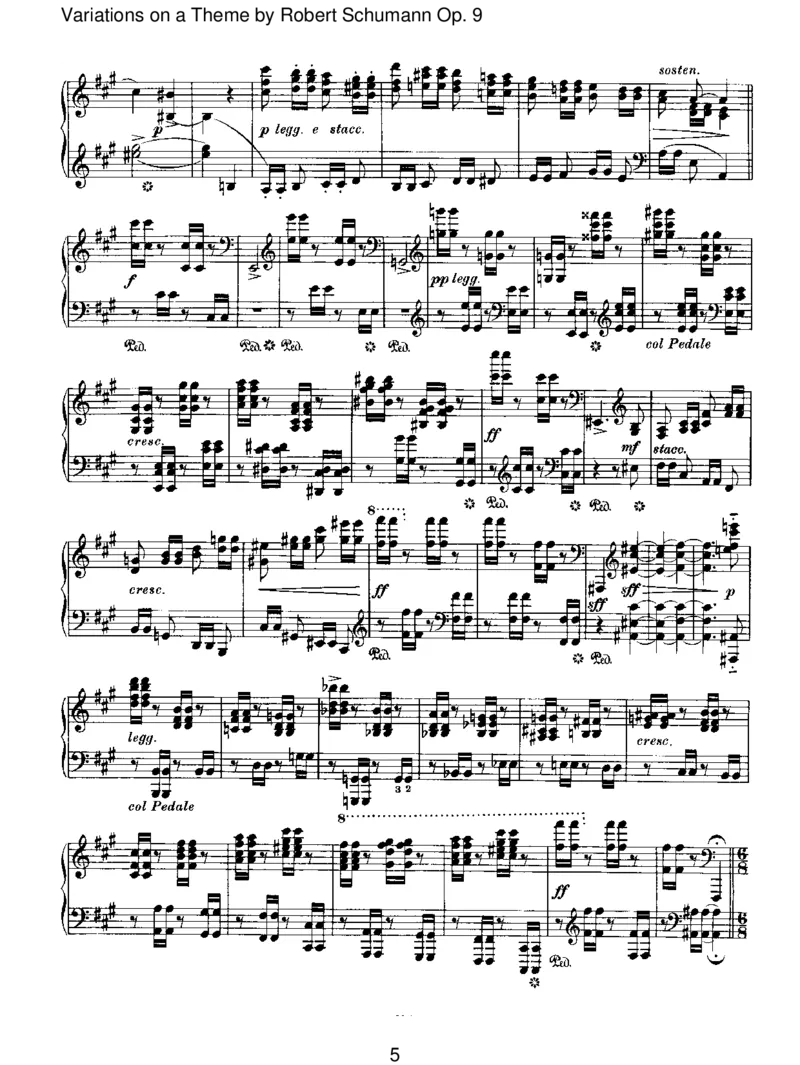 VariationsonaThemebyRobertSchumannOp.9_一万首著名钢琴曲谱哈农贝多芬合集视频教学电子版高清无水印可打印_1古典钢琴知名音乐家谱_勃拉姆斯钢琴谱全集_II.Variations