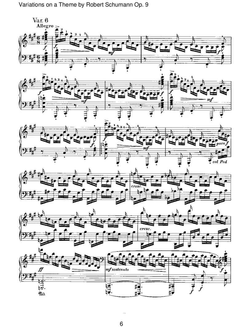 VariationsonaThemebyRobertSchumannOp.9_一万首著名钢琴曲谱哈农贝多芬合集视频教学电子版高清无水印可打印_1古典钢琴知名音乐家谱_勃拉姆斯钢琴谱全集_II.Variations