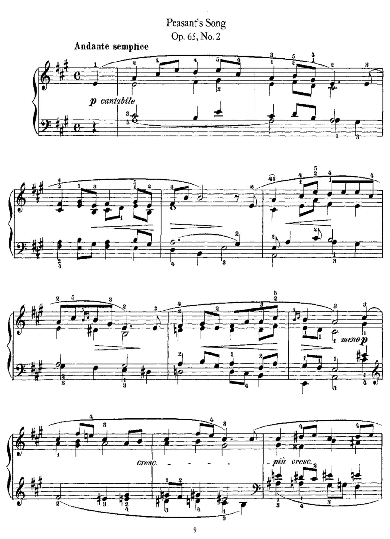 LyricPieces,Op65_一万首著名钢琴曲谱哈农贝多芬合集视频教学电子版高清无水印可打印_1古典钢琴知名音乐家谱_格里格钢琴谱全集_LyricPieces