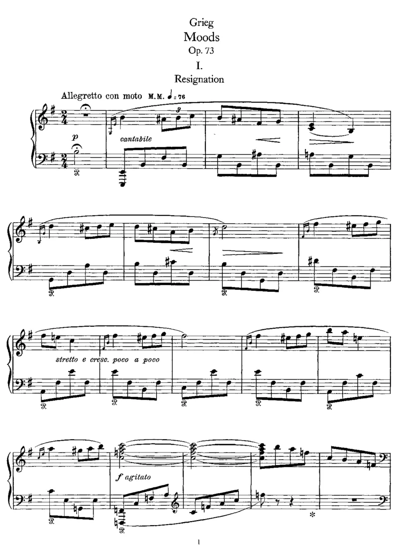 Moods,Op73_一万首著名钢琴曲谱哈农贝多芬合集视频教学电子版高清无水印可打印_1古典钢琴知名音乐家谱_格里格钢琴谱全集_其他