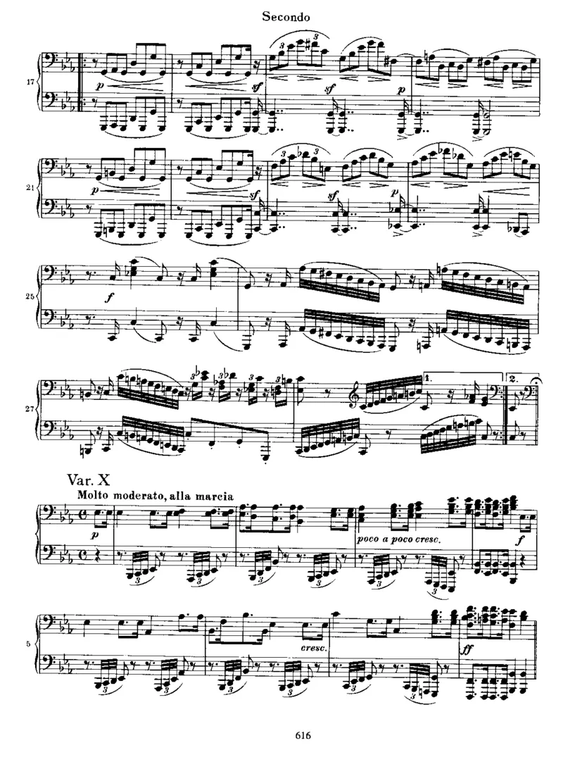 VariationsonaThemebySchumann,Op23(4Hands)_一万首著名钢琴曲谱哈农贝多芬合集视频教学电子版高清无水印可打印_1古典钢琴知名音乐家谱_勃拉姆斯钢琴谱全集_四手联弹