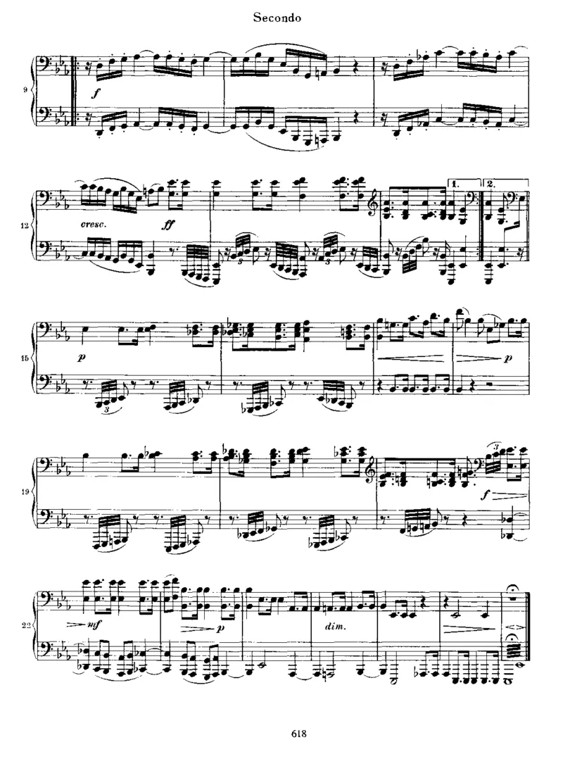 VariationsonaThemebySchumann,Op23(4Hands)_一万首著名钢琴曲谱哈农贝多芬合集视频教学电子版高清无水印可打印_1古典钢琴知名音乐家谱_勃拉姆斯钢琴谱全集_四手联弹