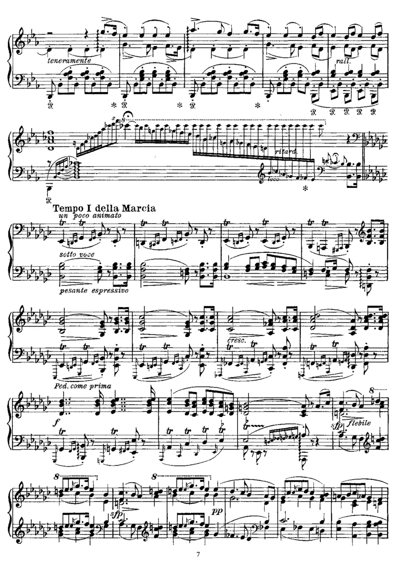 Trauermarsch(Schubert)_一万首著名钢琴曲谱哈农贝多芬合集视频教学电子版高清无水印可打印_1古典钢琴知名音乐家谱_李斯特钢琴谱全集_改编舒伯特