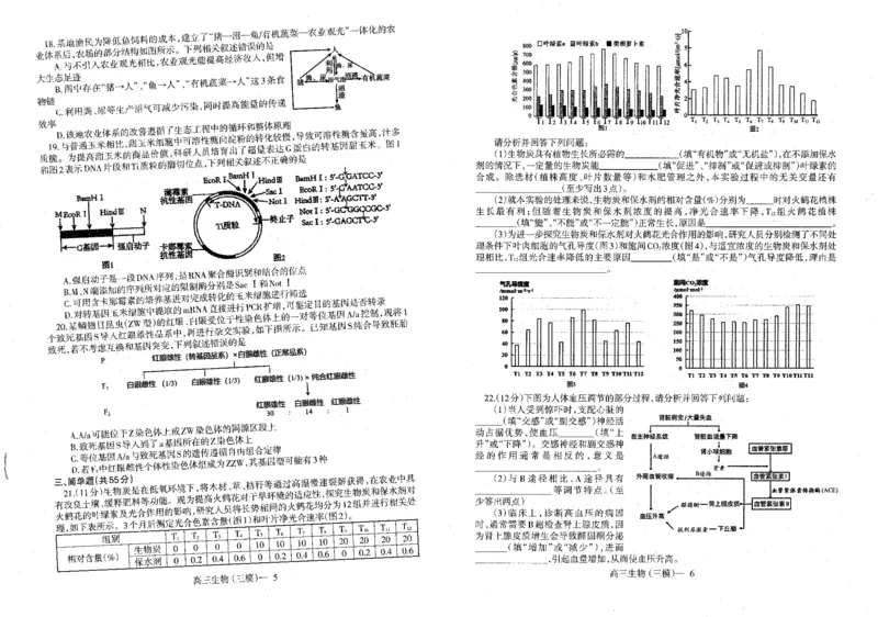 生物_2024年5月_01按日期_18号_2024届辽宁协作校高三下学期三模_辽宁协作校2023-2024学年高三下学期三模生物试题