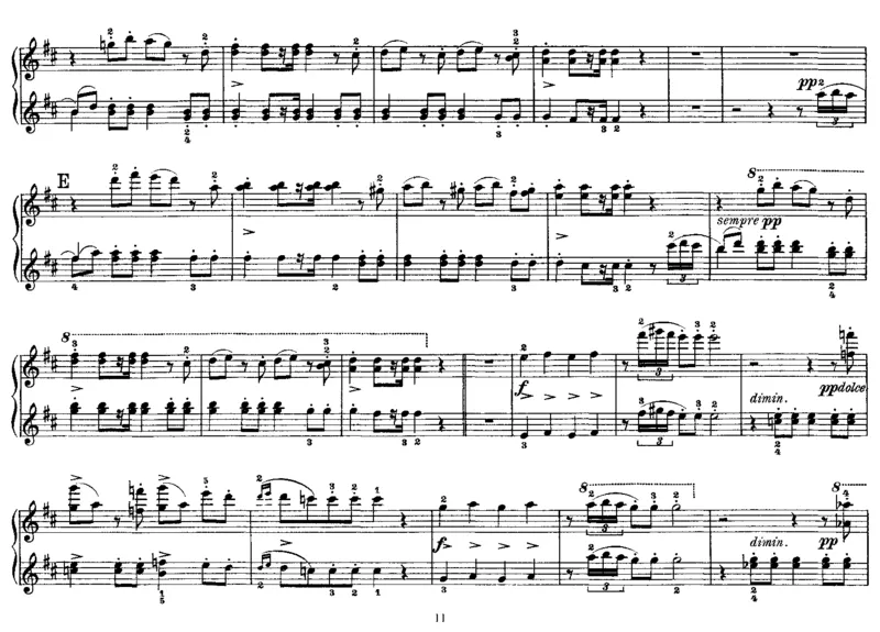 WeddingDayatTroldhaugen(4Hands)_一万首著名钢琴曲谱哈农贝多芬合集视频教学电子版高清无水印可打印_1古典钢琴知名音乐家谱_格里格钢琴谱全集_四手联弹