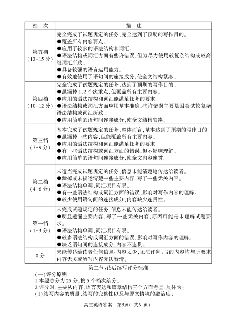 英语答案_2024年2月_01每日更新_04号_2024届河南省信阳市高三上学期第二次教学质量检测（二模）_河南省信阳市2024届高三上学期第二次教学质量检测（二模）英语