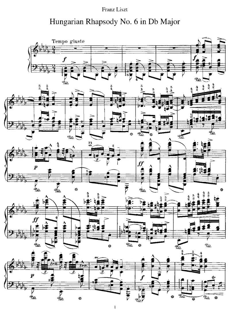 HungarianRhapsodyNo6inDb_NoRestriction_20140514213536_一万首著名钢琴曲谱哈农贝多芬合集视频教学电子版高清无水印可打印_1古典钢琴知名音乐家谱_李斯特钢琴谱全集_匈牙利狂想曲