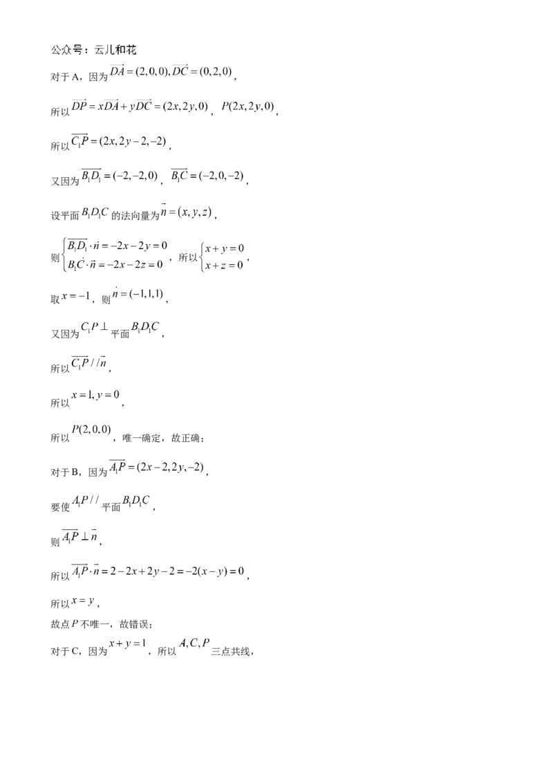 山东省济宁市邹城市2024-2025学年高二上学期11月期中教学质量检测数学试题Word版含解析_2024-2025高二（7-7月题库）_2024年12月试卷