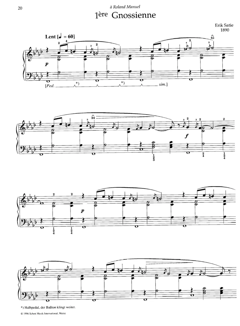 EricSatie-SixGnossiennes_一万首著名钢琴曲谱哈农贝多芬合集视频教学电子版高清无水印可打印_1古典钢琴知名音乐家谱_萨蒂钢琴谱全集