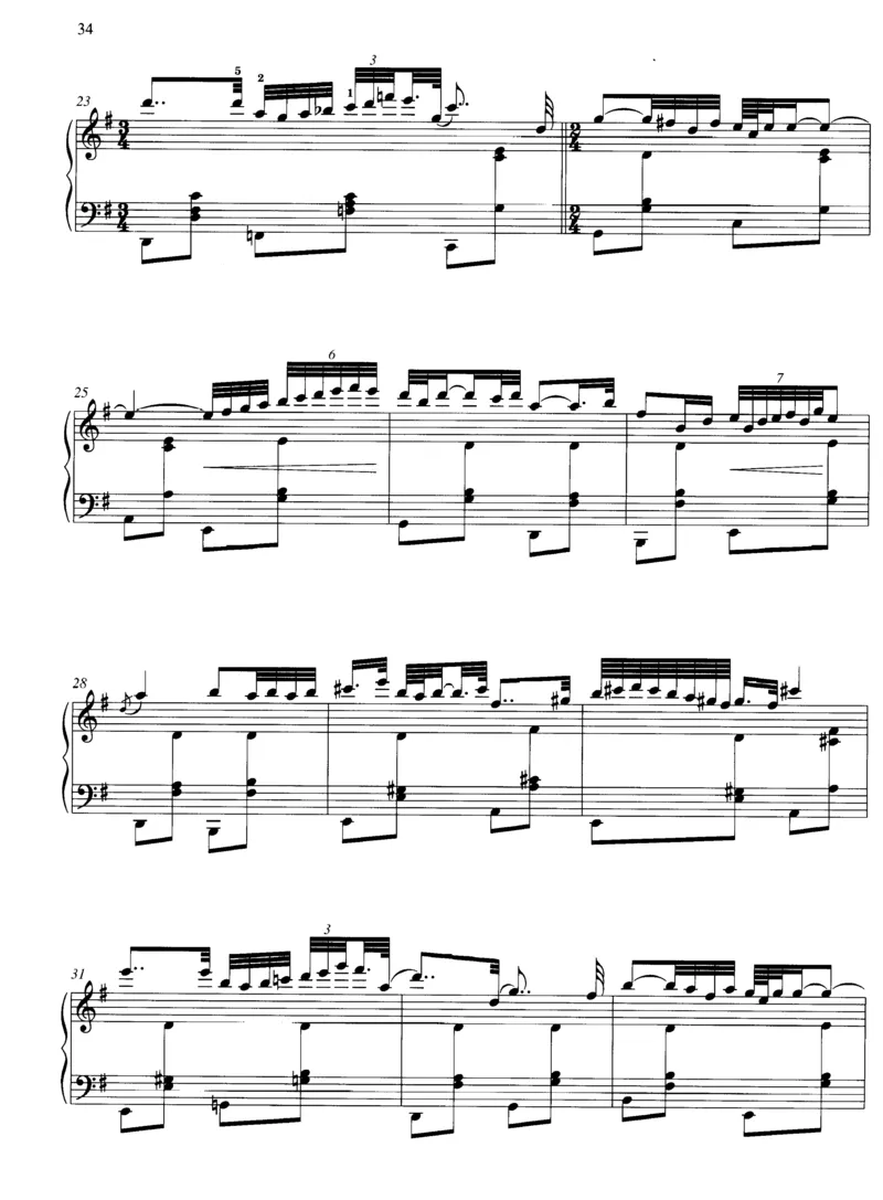 EricSatie-SixGnossiennes_一万首著名钢琴曲谱哈农贝多芬合集视频教学电子版高清无水印可打印_1古典钢琴知名音乐家谱_萨蒂钢琴谱全集