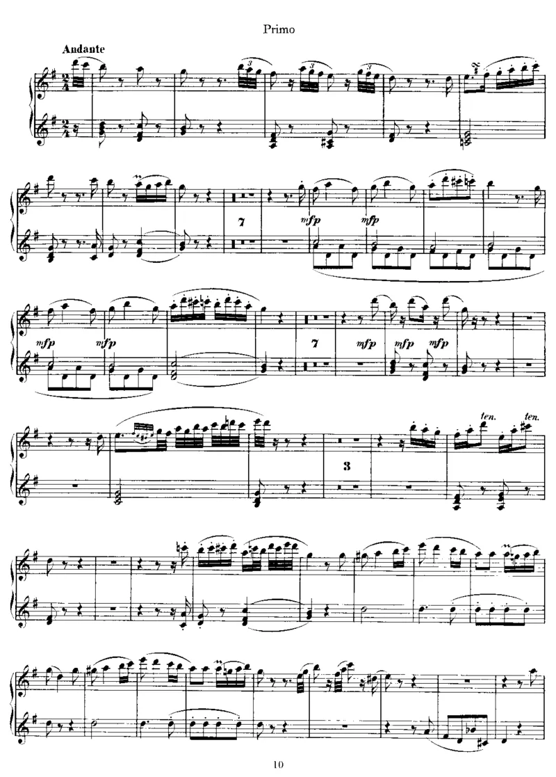 SonatainG,K357(incomplete)(4Hands)_一万首著名钢琴曲谱哈农贝多芬合集视频教学电子版高清无水印可打印_1古典钢琴知名音乐家谱_莫扎特钢琴谱全集_0312095926_四手联弹