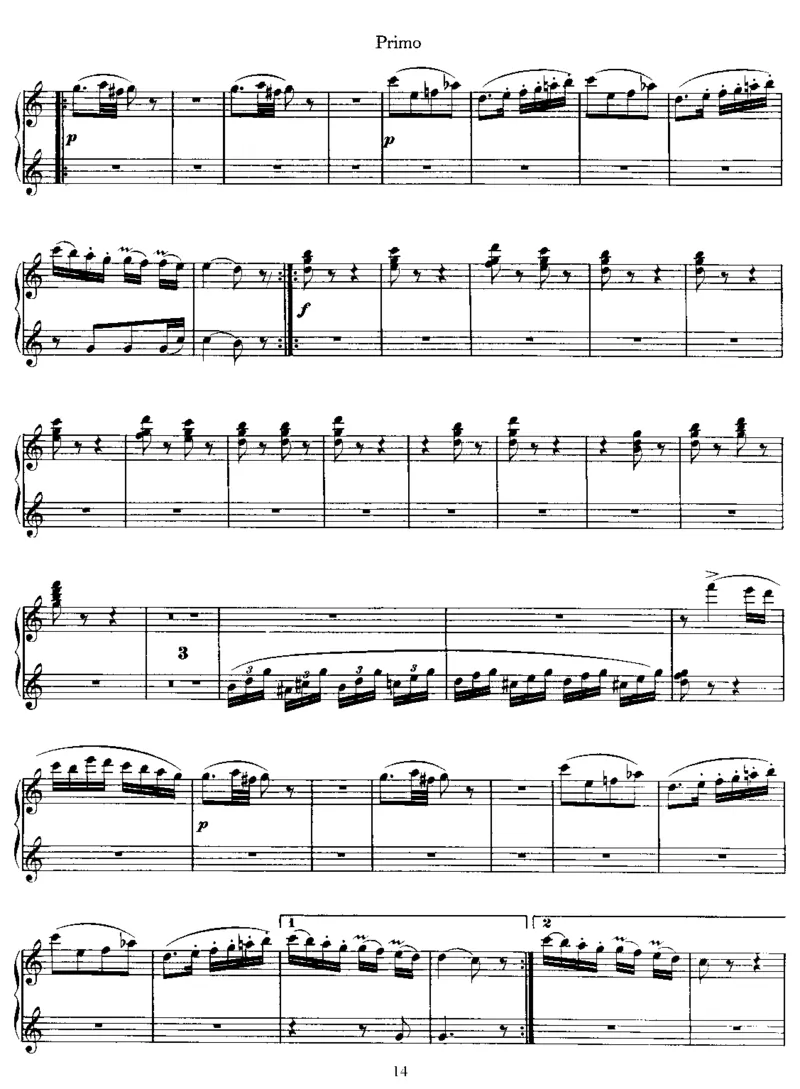 SonatainG,K357(incomplete)(4Hands)_一万首著名钢琴曲谱哈农贝多芬合集视频教学电子版高清无水印可打印_1古典钢琴知名音乐家谱_莫扎特钢琴谱全集_0312095926_四手联弹