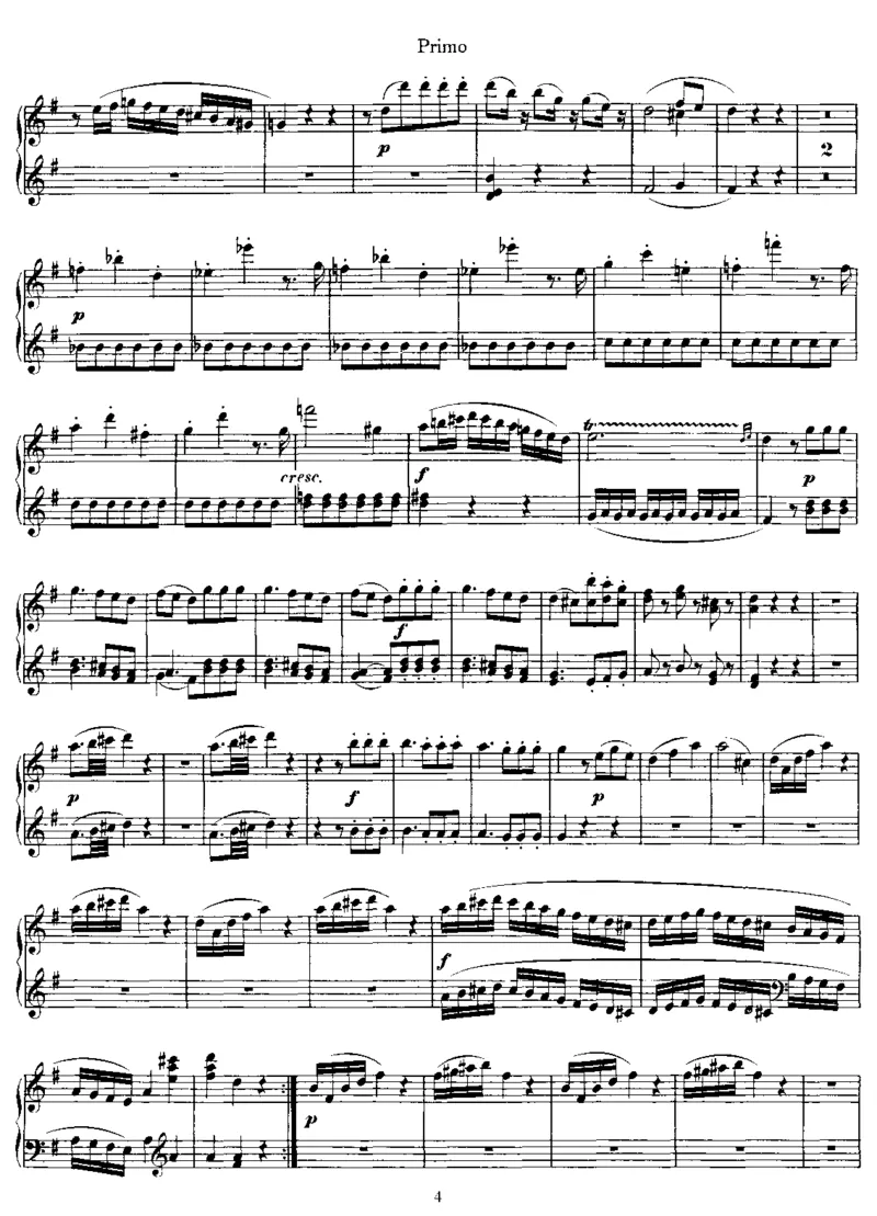 SonatainG,K357(incomplete)(4Hands)_一万首著名钢琴曲谱哈农贝多芬合集视频教学电子版高清无水印可打印_1古典钢琴知名音乐家谱_莫扎特钢琴谱全集_0312095926_四手联弹