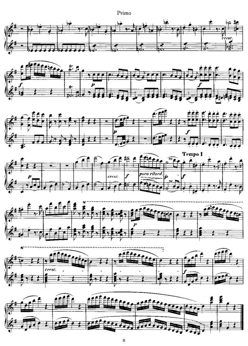 SonatainG,K357(incomplete)(4Hands)_一万首著名钢琴曲谱哈农贝多芬合集视频教学电子版高清无水印可打印_1古典钢琴知名音乐家谱_莫扎特钢琴谱全集_0312095926_四手联弹