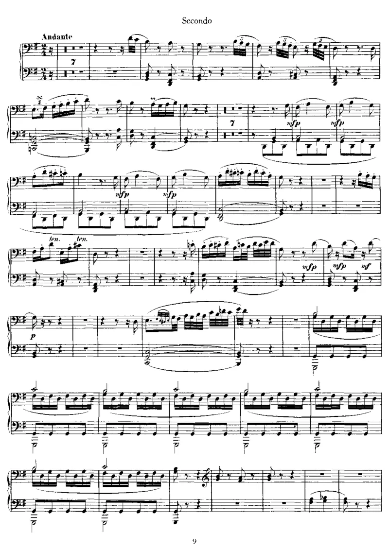 SonatainG,K357(incomplete)(4Hands)_一万首著名钢琴曲谱哈农贝多芬合集视频教学电子版高清无水印可打印_1古典钢琴知名音乐家谱_莫扎特钢琴谱全集_0312095926_四手联弹